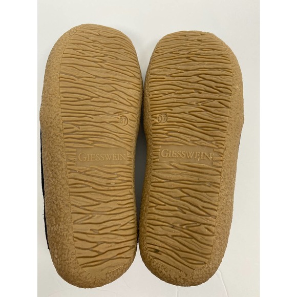 Giesswein Austria Suede Wool Moccasin Slippers 37 - Picture 6 of 10